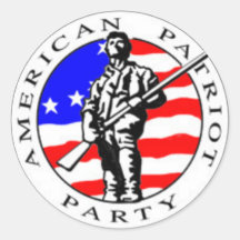 AmericanPatriotPartyNEW200C Autocollants