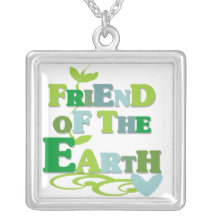 Ami du T-shirts et des cadeaux de la terre Colliers