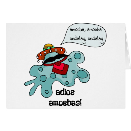Amibes d'Adios Carte De Vœux