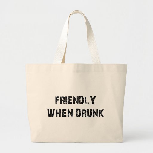 Amical si ivre sacs en toile