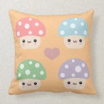Amis de champignon oreillers