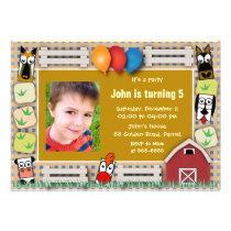 Amis de ferme invitations
