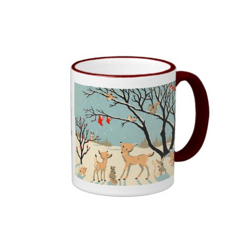 Amis de forêt tasses à café
