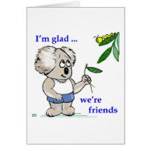 Amis de koala carte de vœux