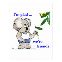 Amis de koala carte postale