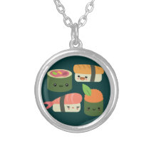 Amis de sushi collier personnalisé