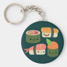 Amis de sushi porte-clef