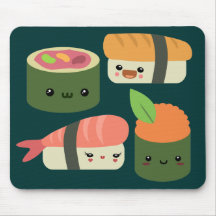 Amis de sushi tapis de souris
