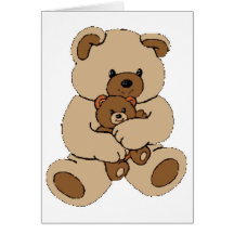 Amis d'ours de nounours cartes de vœux