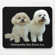 Amis Mousepad de Bichon Tapis De Souris