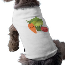 Amis végétariens tee-shirt pour toutou