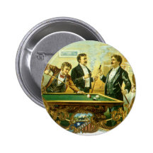 Amis vintages de club d'art d'étiquette de cigare  badge