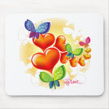 Amitié douce mignonne d'amour d'été de Colorfull Tapis De Souris