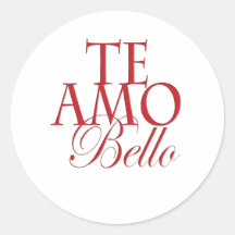 AMO Bello de Te Autocollant
