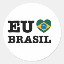 AMO Brésil d'Eu Adhésif Rond