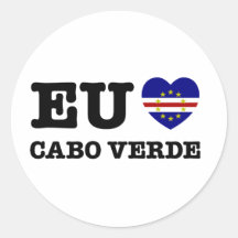 AMO Cabo Verde d'Eul Autocollants Ronds