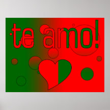 AMO de Te ! Le drapeau du Portugal colore l'art de Posters