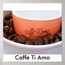 AMO de Ti de Caffe Posters