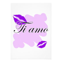 AMO de Ti - Italien je t'aime Faire-parts