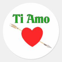 AMO de Ti (je t'aime) Autocollants