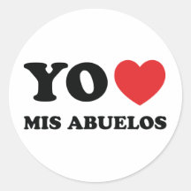 AMO mis Abuelos de Yo Adhésif