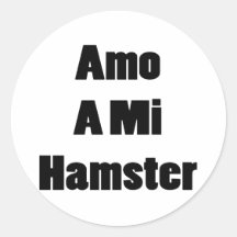 AMO un hamster de MI Adhésif
