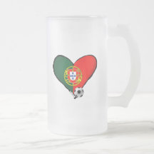 Amor, Portugal e Futebol - quer de vôce de mais de Mug À Café