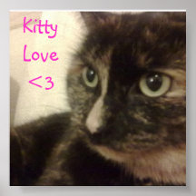 Amour <3 de Kitty Affiche