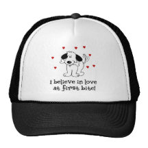 Amour à la première morsure casquette de camionneur