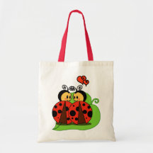 Amour à la première vue sacs en toile