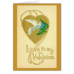 Amour à mon Valentine - carte