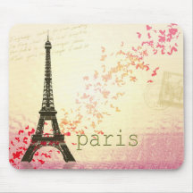 Amour à Paris Tapis De Souris