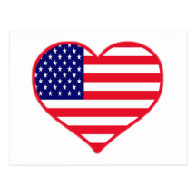 Amour Amérique des Etats-Unis I Carte Postale
