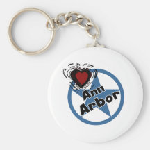 Amour Ann Arbor Porte-clé