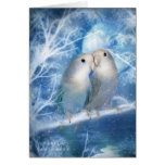 Amour ArtCard d'hiver Cartes De Vœux