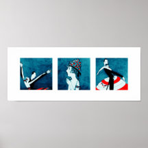 Amour. Copie de conception d'art déco Affiches