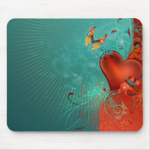 Amour de Butterfle - Mousepad Tapis De Souris