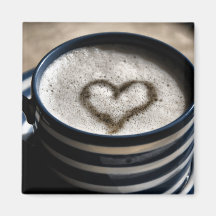 Amour de café aimant pour réfrigérateur