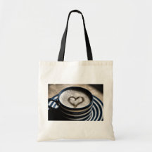 Amour de café sacs de toile