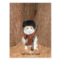 Amour de chats à chasser cartes postales