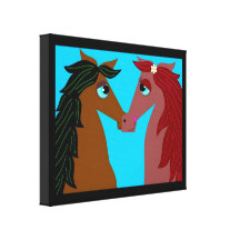 Amour de cheval impressions sur toile