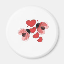 Amour de coccinelle aimant pour réfrigérateur