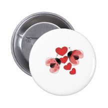 Amour de coccinelle badge
