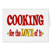 Amour de cuisine cartes de vœux