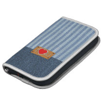 Amour de denim. Planificateur de folio de cadeau d Agendas
