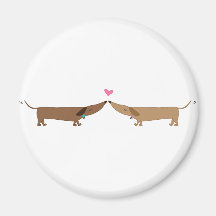 amour de doxie aimants pour réfrigérateur