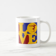 Amour de gymnastique tasse à café