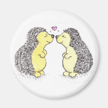 Amour de hérisson magnets