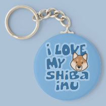 Amour de Kawaii I mon Shiba Inu porte-clés