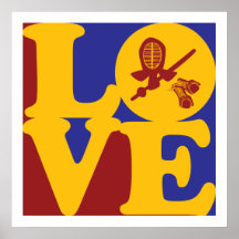 Amour de Kendo Affiches